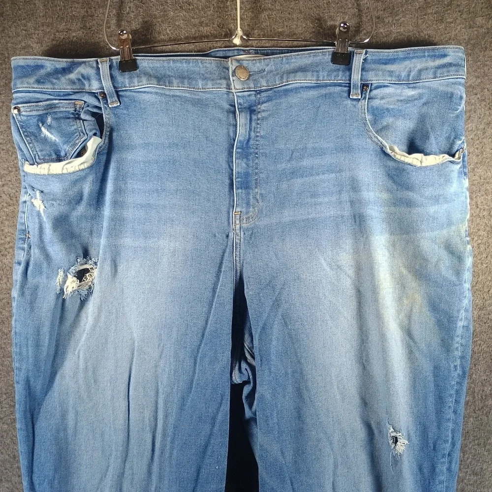 Lane Bryant Jeans Women 26 Flex Magic‎ Waistband High Rise Girlfriend Straight